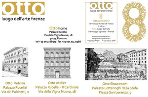 OttoconottO, Otto luogo dellarte, OPENING: 18 - 30 marzo 2013 | 18.30 / 18 - 30 marzo 2013, via Maggio 13 rosso  50125 Firenze