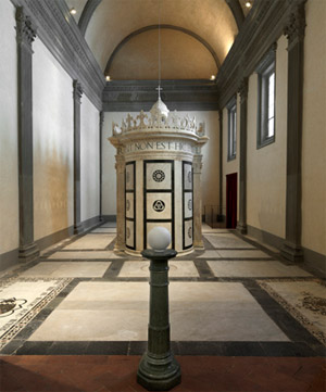 URUBOROS: James Lee Byars encounters Leon Battista Alberti, Museo Marino Marini Museum > 8 NOV. 2014, Piazza San Pancrazio - Florence