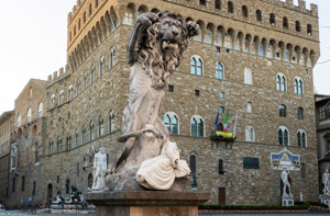 Francesco Vezzoli in Florence | Piazza Signoria e Palazzo Vecchio, Studiolo di Francesco I, Firenze