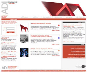 ADI Toscana, sito web 2008