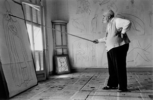 Robert Capa. Fotografie oltre la guerra [Henri Matisse in his studio, Nice, France, August 1949 © Robert Capa © International Center of Photography / Magnum Photos] | Museo di Villa Bassi Rathgeb, Via Appia Monterosso, 52 - Abano Terme (Pd)