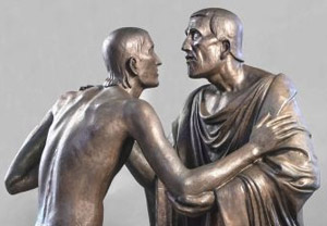 Incontro e Abbraccionella Scultura del Novecento da Rodin a Mitoraj | Palazzo del Monte di Pietà, Padova